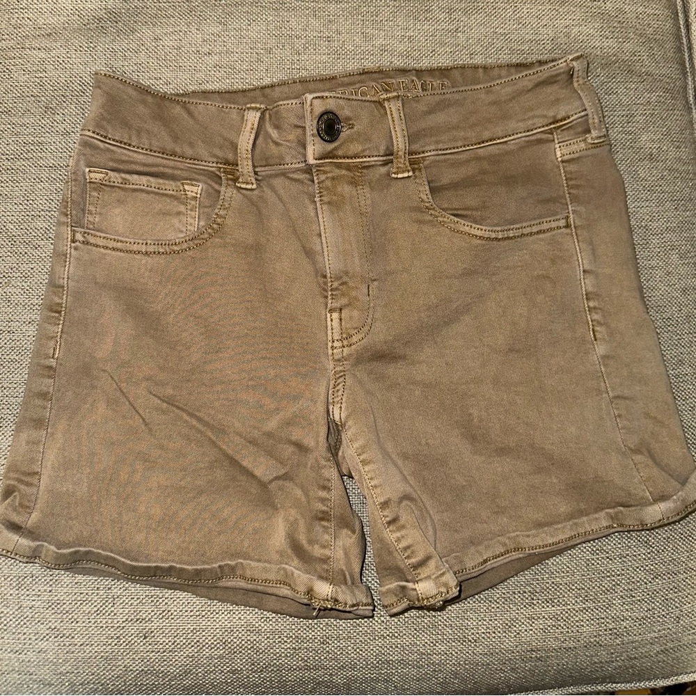 American Eagle Outfitters Tan Jean Shorts